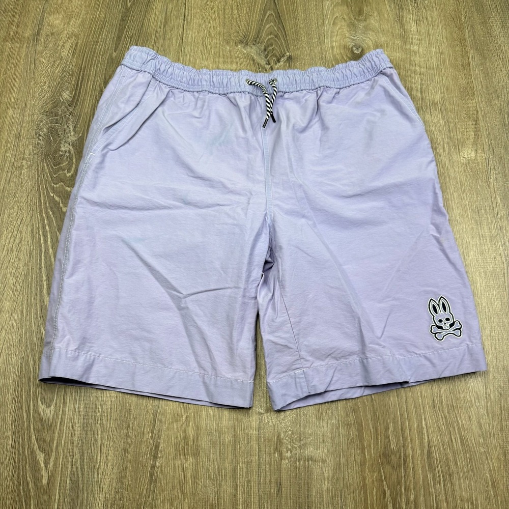 Psycho Bunny Boys Swim Shirts Size XL 18-20 Inseam 8" Purple